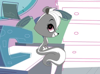 littlest pet shop skunk