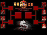 The Bracket for the World Championship Tournament, which was won by Krimson Mask at Insanity LIVE from Los Angeles