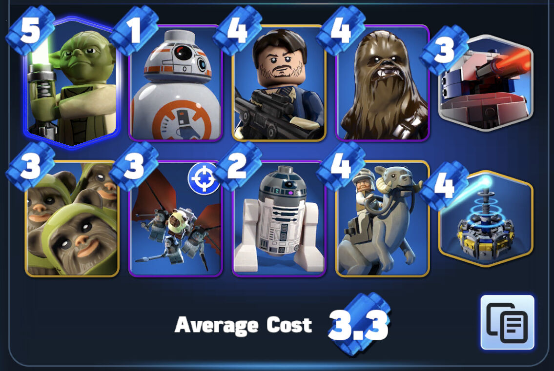 Fixed Decks Lego Star Wars Battles Wiki Fandom