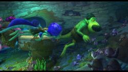 GRANDMA PAGURO FROM LUCA IN REAL LIFE 🌊🦑 #luca #disney #ai #reallife  #pixar 