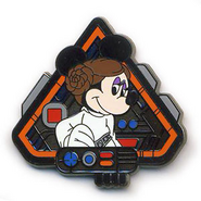 Minnie-princess leia pin