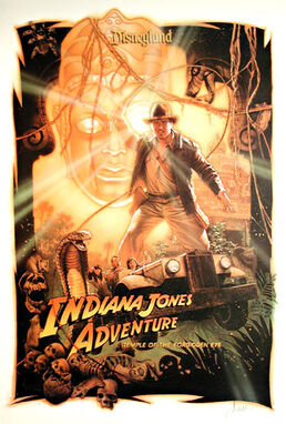 Indiana Jones Temple of the Forbidden Eye Poster