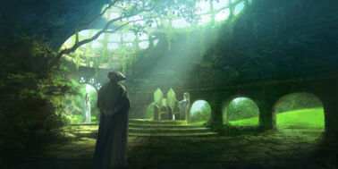 2000x1000 169 Ruins of Doriath 2d fantasy magic ruins picture image digital art