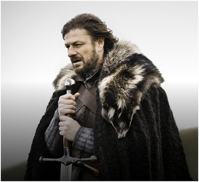 Sean Bean as Eddard Stark