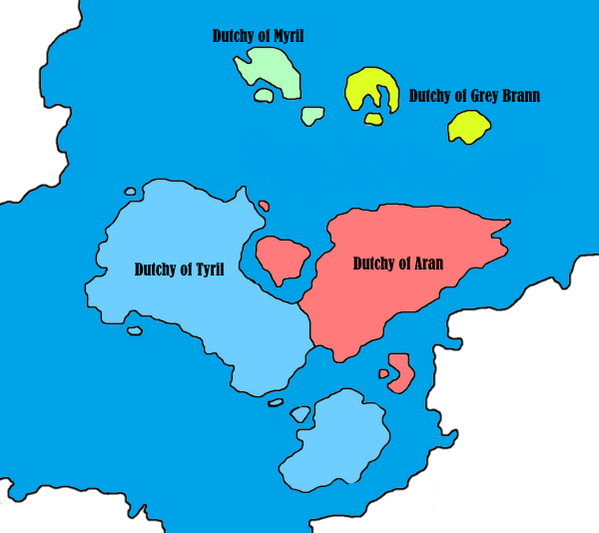 Internal Geography of the Kingdom of Aran