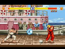 Escena de Street Fighter