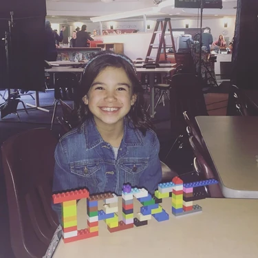 Scarlett Estevez behind the scenes of Season 2 Deceptive Little Parasite.