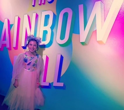 Scarlett Estevez at The Rainbow Ball in 2019