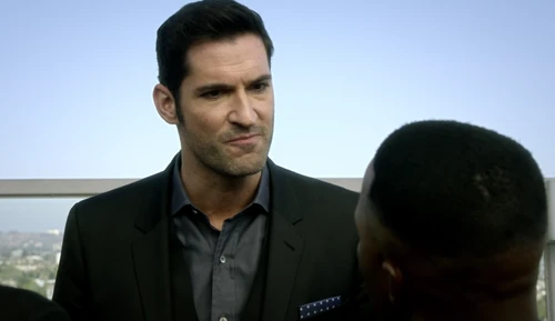 Lucifer saying the title of the episode.