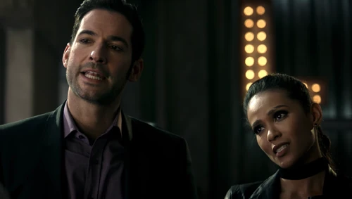 Lucifer saying the title of the episode.
