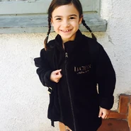 Scarlett Estevez behind the scenes of Season 2