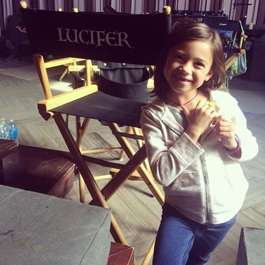 Scarlett Estevez behind the scenes of Season 1