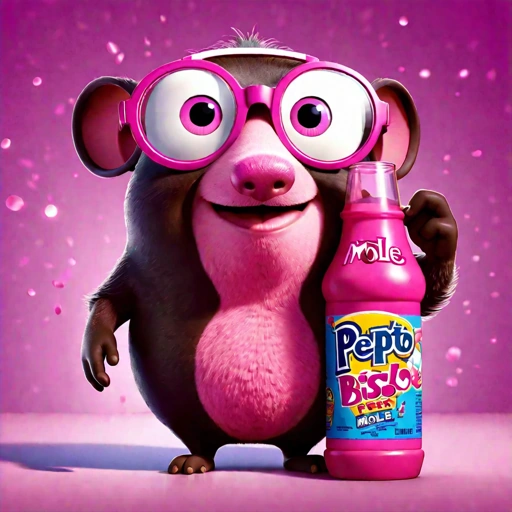 Pepto bismol mole Luck dog Wiki Fandom