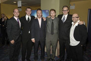 Michael Dowse, Paul Kaye, Allan Niblo, James Richardson, Pete Tong and Richard Matson at event of It's All Gone Pete Tong