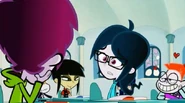 Mort mirando a Braianna