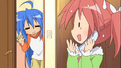 Yutaka surprised about Konata not studying.