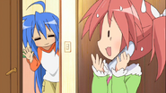 Yutaka surprised about Konata not studying. She should've known!