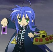 Konata as Yami-Yugi.