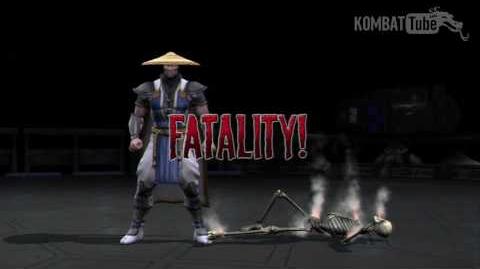 Secuencia de fatality (raiden)  Mortal kombat, Mortal kombat 1, Childhood  games