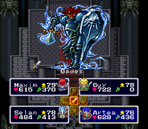 Gades as he appears in Lufia & the Fortress of Doom