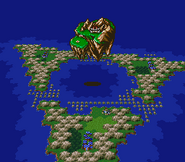 Doom Island in the overworld of Lufia II