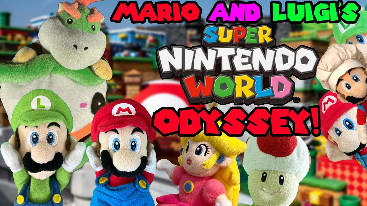 Super Mario Odyssey w/ Wireless Super Mario Horipad and Mario Plush