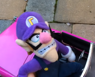 Waluigi stuffed animal sale