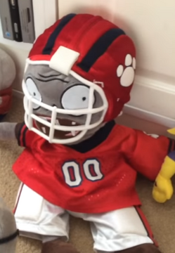 Plants vs zombies hotsell football zombie plush