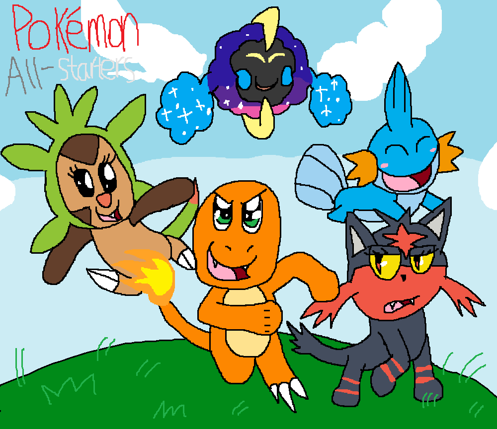 All of the starter Pokémon