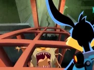 The fuzzball is trapped!