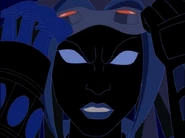 Black Velvet's scarred eyes