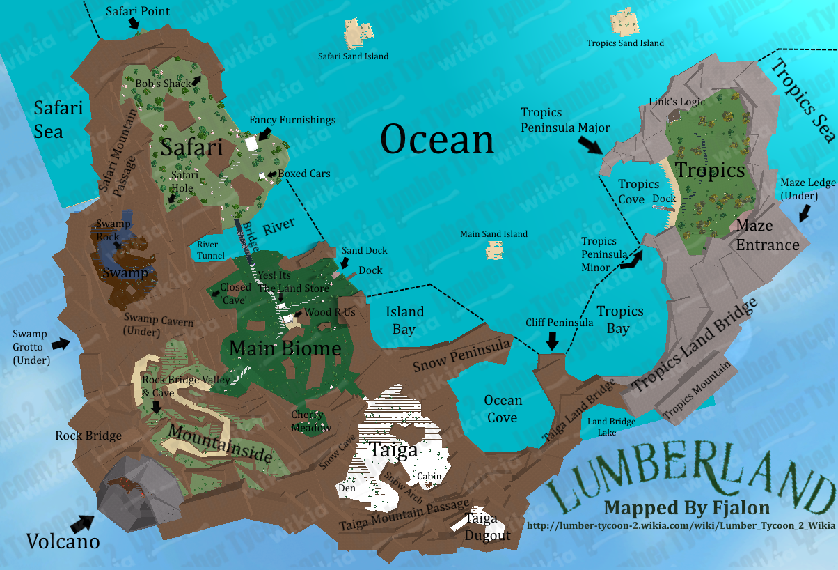 Lumberland Lumber Tycoon 2 Wiki Fandom - blue wood roblox map