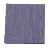 A close-up view of Grey Wood, inside a "Small Tile" blueprint