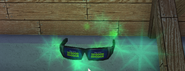 Glasses on the Wood R Us store