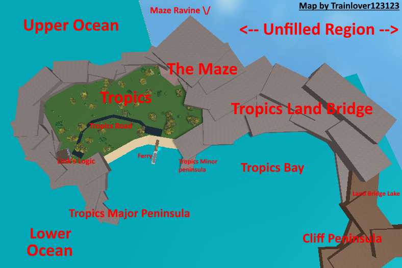 Tropics Lumber Tycoon 2 Wiki Fandom - roblox lumber tycoon 2 map for maze