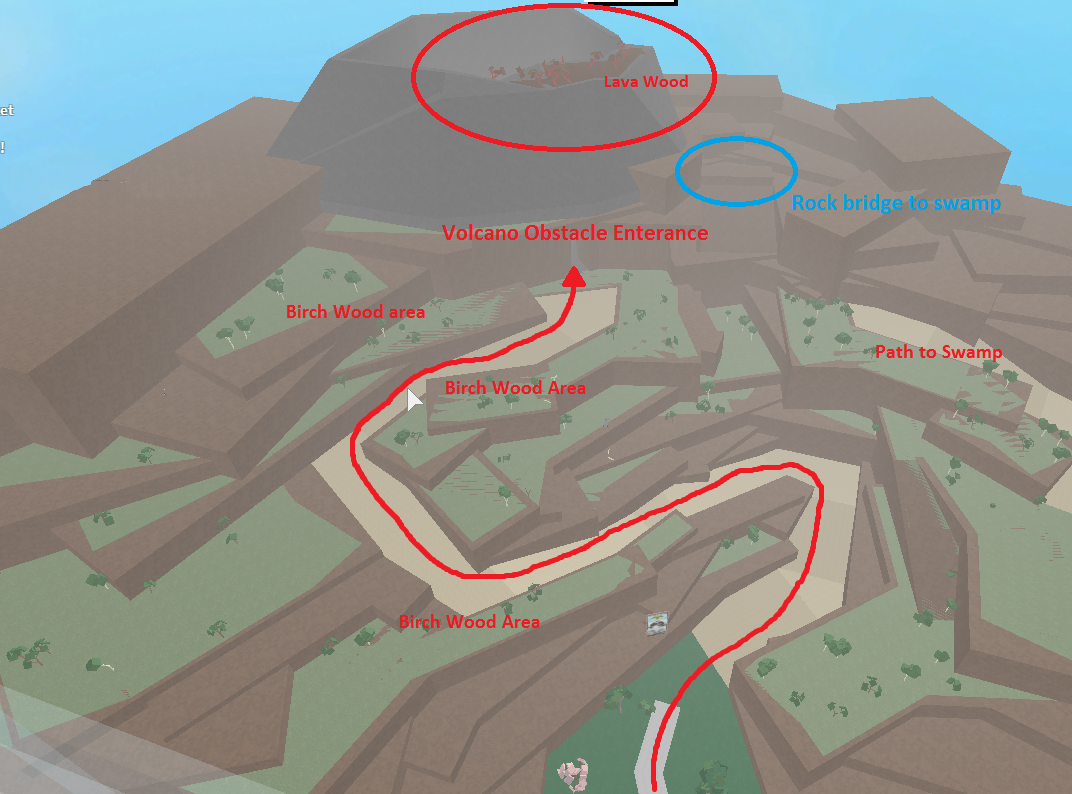 Volcano Lumber Tycoon 2 Wiki Fandom - roblox lumber tycoon 2 the maze map