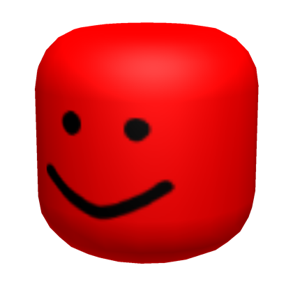 big red noob head roblox