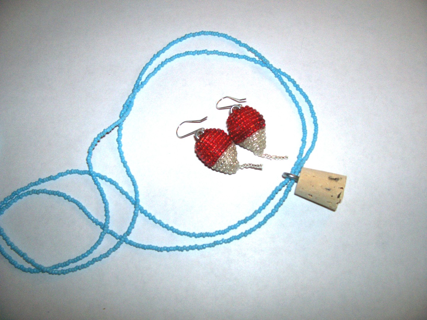 Luna's butterbeer shop cork necklace
