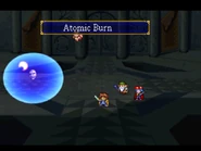 Atomic Burn #1 in action, as seen in Eternal Blue Complete