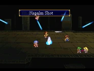 Napalm Shot in action, as seen in Eternal Blue Complete