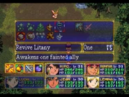 Revive Litany, as seen in Ronfar's Magic menu