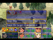 Sleep Step, as seen in Jean's Magic menu