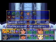 Cleansing Litany, as seen in Ronfar's Magic menu