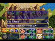 Heal Litany, as seen in Ronfar's Magic menu