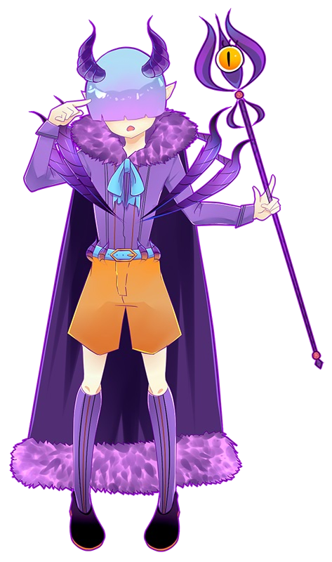 Character of a celestial archmage in gacha club style