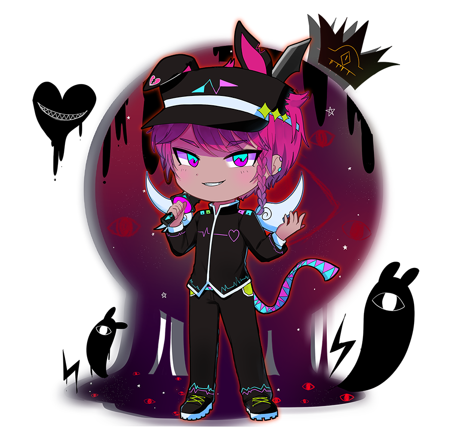 Gacha Neon Chibi by ISMAIL KICHOUHI