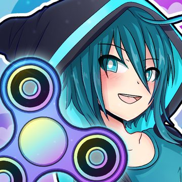 Anime Fidget Spinner Battle Gacha World FIDGET GAME, Anime, purple, violet,  manga png | PNGWing