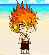 Inferno as he appears in Gacha Resort