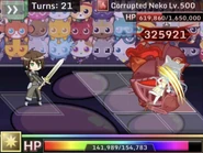 Catgirl attack.jpg (145 KB) Nekohime slashes an enemy twice with neko claws