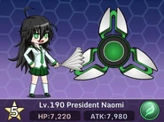 Naomi's spinner in Anime Fidget Spinner Battle